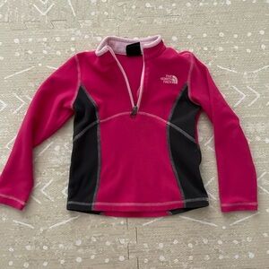 Toddler North Face Quarter Zip Sweatshirt
